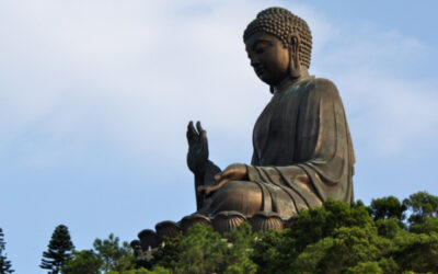 El gran buda de bronce de Hong Kong